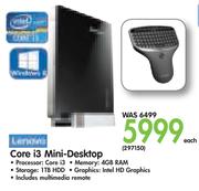Lenovo Core i3 Mini Desktop-Each