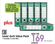 Lever Arch Value Pack-Per 10 Pack