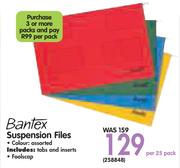 Bantex Suspension Files-Per 25 Pack