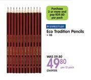 Staedtler Eco Tradition Pencils-Per 12 Pack