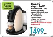 Nescafe Alegria 2A510 Coffee Machine 12264493-Each
