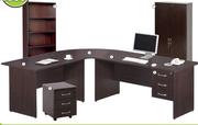 Bedford Basic Home Office Link Desk-800mm(w)x800mm(d