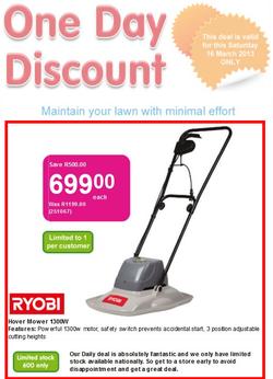 Makro : One Day Discount (16 Mar 2013 Only), page 1