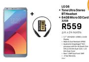 LG G6 32GB (ST547) + Tone Ultra Stereo BT Headset & 64GB MIcro SD Card 