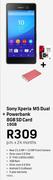 Sony Xperia M5 Dual 16GB + Powerbank, 8GB SD Card