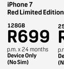 Apple iPhone 7 Red Limited Edition 128GB