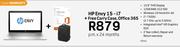 HP Envy 15-i7 + Free carry Case, Office 365