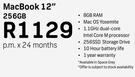 Apple Macbook 12" 256GB