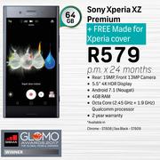 Sony Xperia XZ Premium 64GB Smartphone With Free Xperia Cover