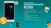 Huawei P10 Lite 32GB With Free Windscreen Phone Holder Including Connect Top Up M