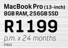 Apple Macbook Pro 13" 256GB SSD
