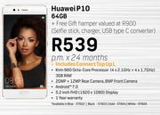 Huawei P10 64GB With Free Selfie Stick, Charger & USB Type C Converter