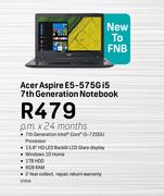 Acer Aspire E5-575G i5 7th Generation Notebook
