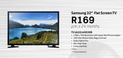 Samsung 32" Flat Screen TV UA32J4003DR