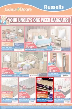 Joshua Doore & Russels : Your Uncle's One Week Bargains (13 Apr - 19 Apr 2015), page 2