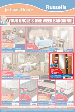 Joshua Doore & Russels : Your Uncle's One Week Bargains (13 Apr - 19 Apr 2015), page 2