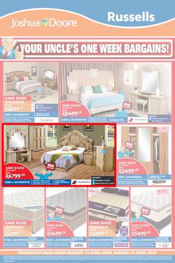 Joshua Doore & Russels : Your Uncle's One Week Bargains (13 Apr - 19 Apr 2015), page 2