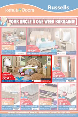 Joshua Doore & Russels : Your Uncle's One Week Bargains (13 Apr - 19 Apr 2015), page 2
