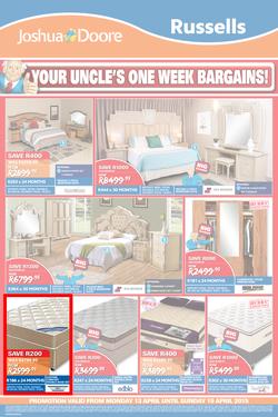 Joshua Doore & Russels : Your Uncle's One Week Bargains (13 Apr - 19 Apr 2015), page 2