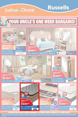 Joshua Doore & Russels : Your Uncle's One Week Bargains (13 Apr - 19 Apr 2015), page 2