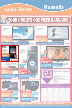 Joshua Doore & Russels : Your Uncle's One Week Bargains (13 Apr - 19 Apr 2015), page 4