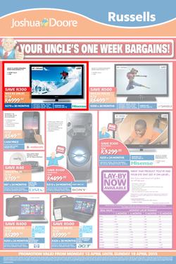 Joshua Doore & Russels : Your Uncle's One Week Bargains (13 Apr - 19 Apr 2015), page 4