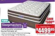 Sleepmasters 152Cm Queen Savannah Pillow Top Base Set