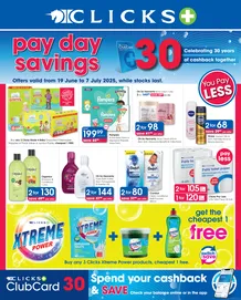Clicks : Pay Day Savings (19 June - 07 July 2025 While Stocks Last)