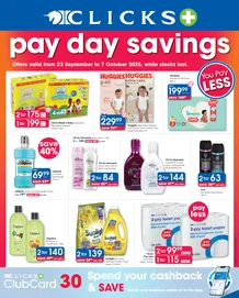 Clicks : Pay Day Savings (23 September - 07 October 2025)