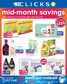 Clicks : Mid-Month Savings (08 October - 22 October 2025 While Stocks Last)