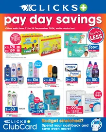 Clicks : Pay Day Savings (12 December - 26 December 2024)