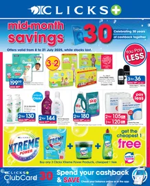 Clicks : Mid-Month Savings (08 July - 21 July 2025 While Stocks Last)