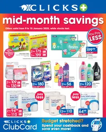 Clicks : Mid-Month Savings (09 January - 15 January 2025 While Stocks Last)