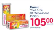 Plusssz Cold & Flu-10 Effervescent Tablets Per Pack