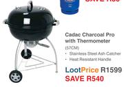 Cadac Charcoal Pro With Thermometer