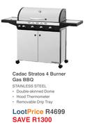 Cadac Stratos 4 Burner Gas BBQ