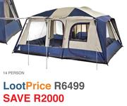 Oztrail Sportiva Lodge Dome Tent (14 Person)