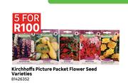 Kirchhoffs Picture Packet Flower Seed Varieties 81426352-For 5 