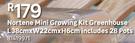 Nortene Mini Growing Kit Greenhouse L38cm x W22cm x H6cm 81419971