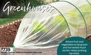Nortene Complete Tunnel Kit Greenhouse W2m X L5m   81419987