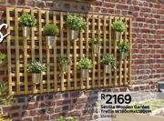 Sevilla Wooden Garden Trellis W180cm X L180cm  81419702
