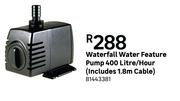 Water Fall Water Feature Pump 400L/Hour 81443381