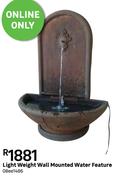 Light Weight Wall Mounted Water Feature 08ee1486