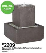 Tower Falls Self Contained Water Feature Velvet 550 x 500 x 650 a83e6f12