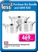 Aro Professional Aluminium Stewpot Set