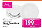 Continental Blanco Dessert Bowl-Per 6 Pack