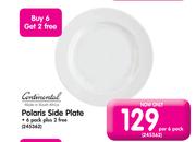 Continental Polaris Side Plate-Per 6 Pack