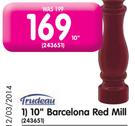  10" Barcelona Red Mill