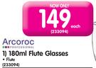 Arcoroc 180ml Flute Glasses Flute