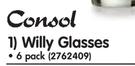 Consol Willy Glasses-Per 6 Pack